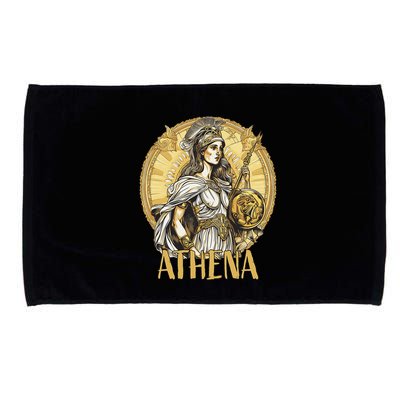 Greek Mythology Athena The Goddess Of Wisdom And War Microfiber Hand Towel