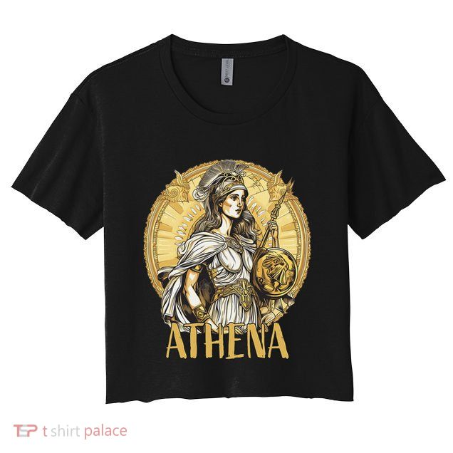 Greek Mythology Athena The Goddess Of Wisdom And War Crop Top