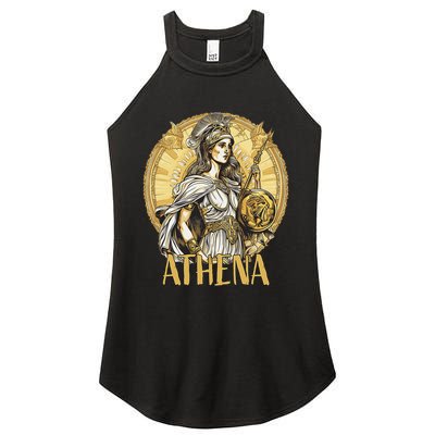 Greek Mythology Athena The Goddess Of Wisdom And War Women's Perfect Tri Rocker Tank