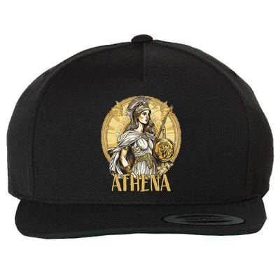 Greek Mythology Athena The Goddess Of Wisdom And War Wool Snapback Cap