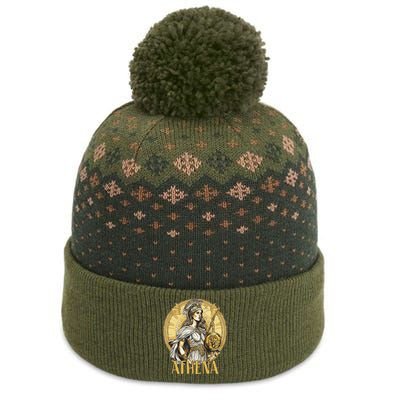 Greek Mythology Athena The Goddess Of Wisdom And War The Baniff Cuffed Pom Beanie