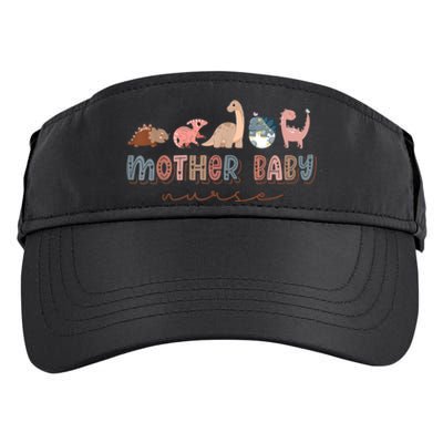 Groovy Mother Baby Nurse Postpartum Nursing Cute Dinosaur Adult Drive Performance Visor