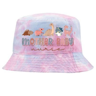 Groovy Mother Baby Nurse Postpartum Nursing Cute Dinosaur Tie-Dyed Bucket Hat