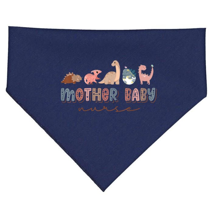 Groovy Mother Baby Nurse Postpartum Nursing Cute Dinosaur USA-Made Doggie Bandana