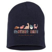 Groovy Mother Baby Nurse Postpartum Nursing Cute Dinosaur Short Acrylic Beanie