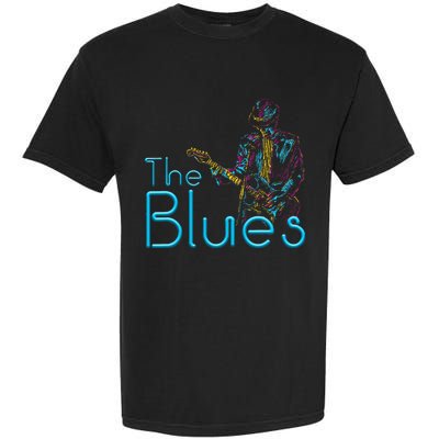 Guitarist Musician Blues Guitar Vintage Blues Music Lover Garment-Dyed Heavyweight T-Shirt