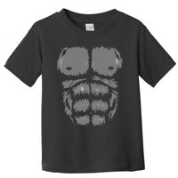 Gorilla Monkey Belly Chest Costume Funny Halloween Party Toddler T-Shirt