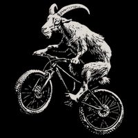 Goat Mountain Bike Funny Cycling Mtb Cyclist Biker Drawstring Bag