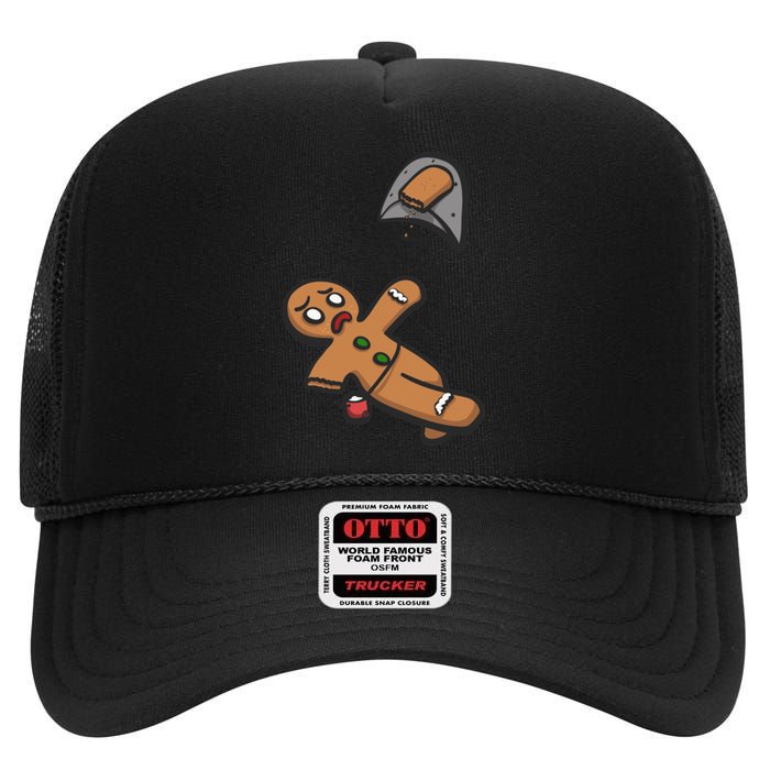 Gingerbread Man Bouldering High Crown Mesh Back Trucker Hat