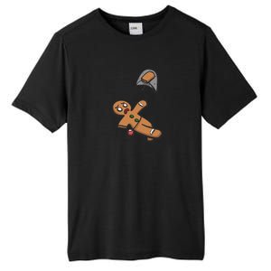 Gingerbread Man Bouldering Tall Fusion ChromaSoft Performance T-Shirt