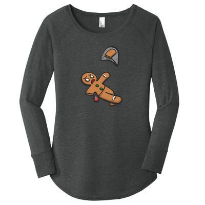 Gingerbread Man Bouldering Women's Perfect Tri Tunic Long Sleeve Shirt