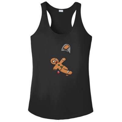 Gingerbread Man Bouldering Ladies PosiCharge Competitor Racerback Tank