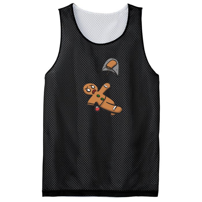 Gingerbread Man Bouldering Mesh Reversible Basketball Jersey Tank