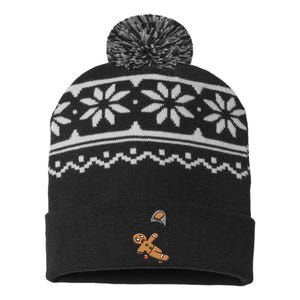 Gingerbread Man Bouldering USA-Made Snowflake Beanie