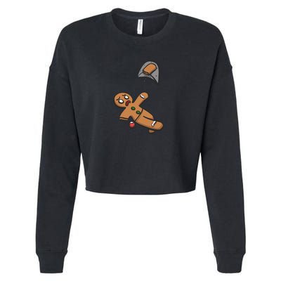 Gingerbread Man Bouldering Cropped Pullover Crew