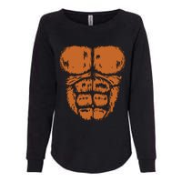 Gorilla Monkey Belly Chest Costume Diy Halloween Womens California Wash Sweatshirt