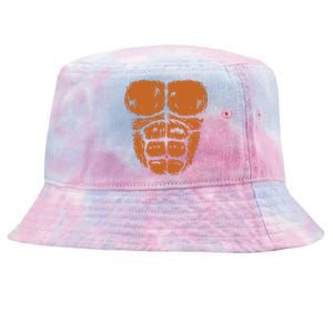 Gorilla Monkey Belly Chest Costume Diy Halloween Tie-Dyed Bucket Hat