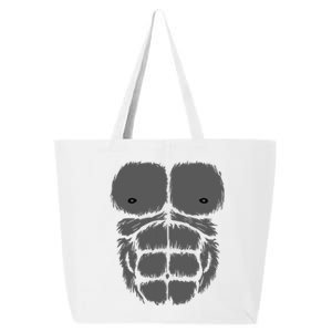 Gorilla Monkey Belly Chest Costume Diy Halloween 25L Jumbo Tote