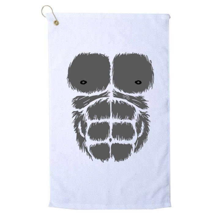 Gorilla Monkey Belly Chest Costume Diy Halloween Platinum Collection Golf Towel