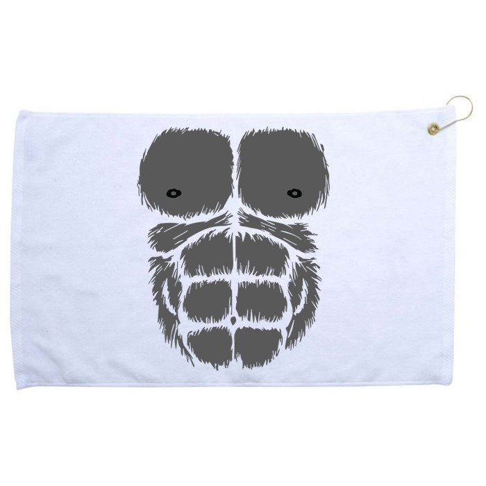 Gorilla Monkey Belly Chest Costume Diy Halloween Grommeted Golf Towel