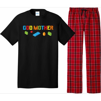 Godmother Master Builder Building Brick Block Family Parents Gift Pajama Set