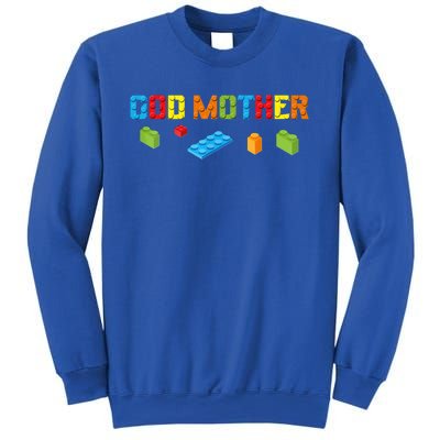 Godmother Master Builder Building Brick Block Family Parents Gift Sweatshirt