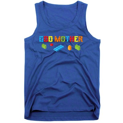 Godmother Master Builder Building Brick Block Family Parents Gift Tank Top