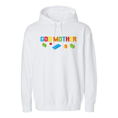 Godmother Master Builder Building Brick Block Family Parents Gift Garment-Dyed Fleece Hoodie