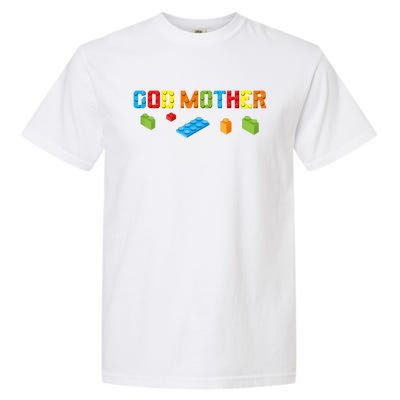 Godmother Master Builder Building Brick Block Family Parents Gift Garment-Dyed Heavyweight T-Shirt