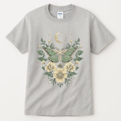 Goblincore Moth Butterfly Moon Phases Cottagecore Art Tall T-Shirt