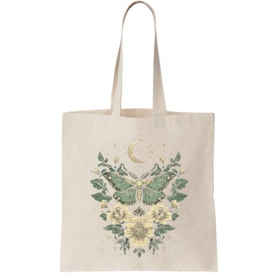 Goblincore Moth Butterfly Moon Phases Cottagecore Art Bag
