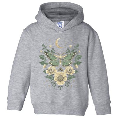 Goblincore Moth Butterfly Moon Phases Cottagecore Art Toddler Hoodie