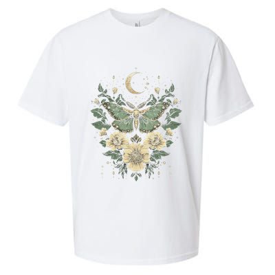 Goblincore Moth Butterfly Moon Phases Cottagecore Art Sueded Cloud Jersey T-Shirt