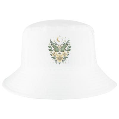 Goblincore Moth Butterfly Moon Phases Cottagecore Art Cool Comfort Performance Bucket Hat