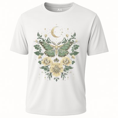 Goblincore Moth Butterfly Moon Phases Cottagecore Art Performance Shirt
