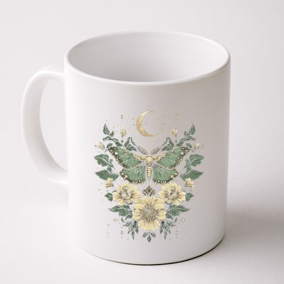 Goblincore Moth Butterfly Moon Phases Cottagecore Art Mug