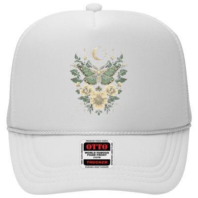 Goblincore Moth Butterfly Moon Phases Cottagecore Art Trucker Hat