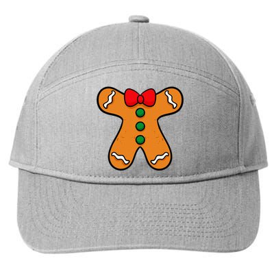 Gingerbread Man Body Costume For Halloween Or Christmas 7-Panel Snapback Hat