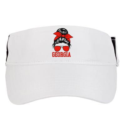 Georgia Messy Bun Varsity Adult Drive Performance Visor