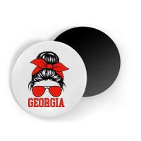 Georgia Messy Bun Varsity Magnet