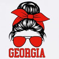 Georgia Messy Bun Varsity Magnet
