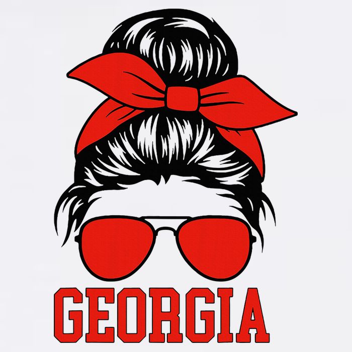 Georgia Messy Bun Varsity Magnet