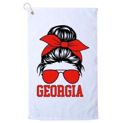 Georgia Messy Bun Varsity Golf Towel