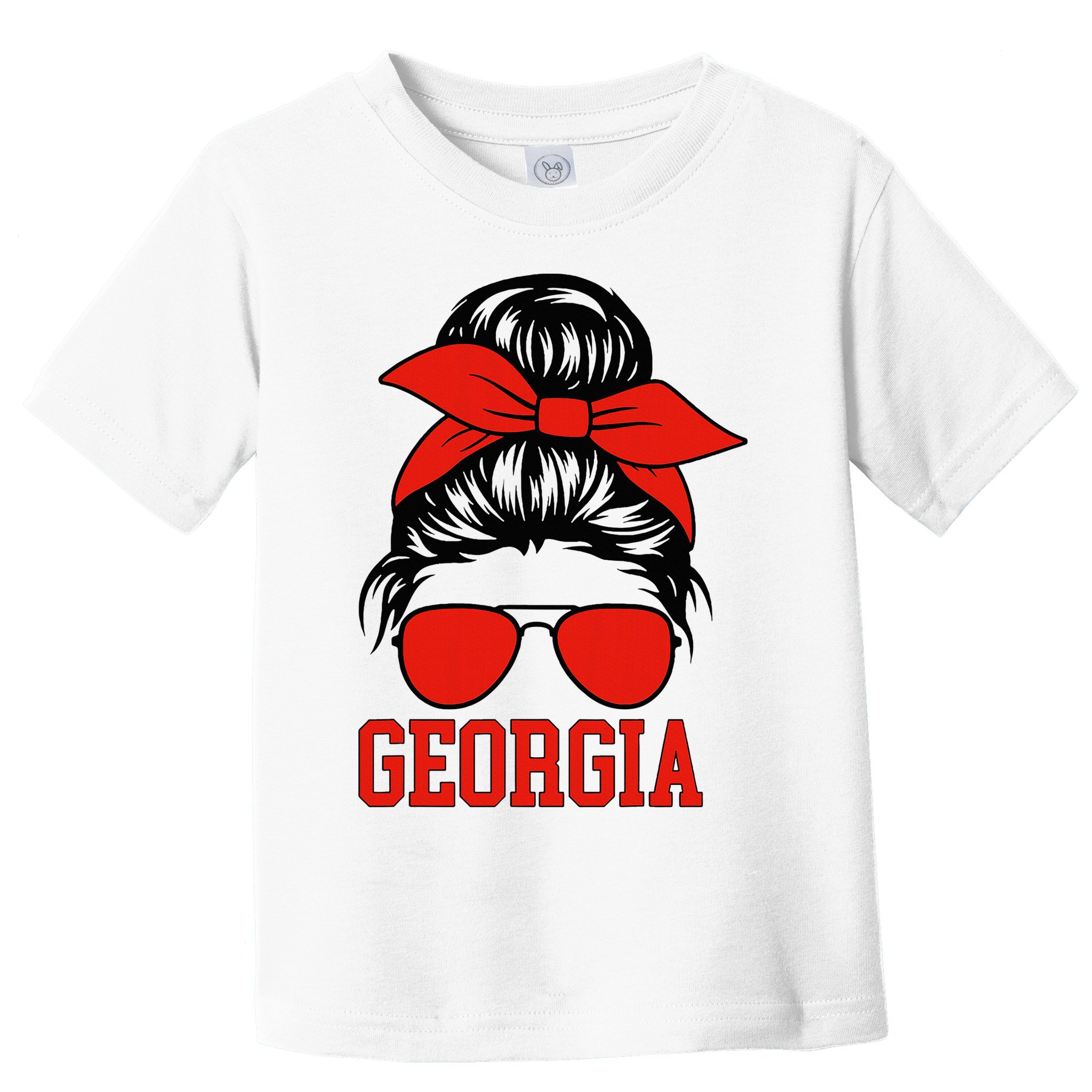 Georgia Messy Bun Varsity Toddler T-Shirt