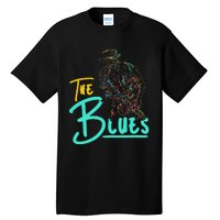 Guitarist Musician Blues Guitar Vintage Blues Music Lover Tall T-Shirt