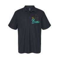 Guitarist Musician Blues Guitar Vintage Blues Music Lover Softstyle Adult Sport Polo