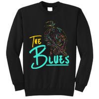 Guitarist Musician Blues Guitar Vintage Blues Music Lover Tall Sweatshirt