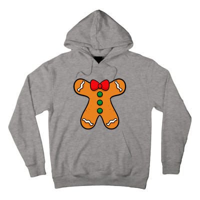 Gingerbread Man Body Costume For Halloween Or Christmas Tall Hoodie