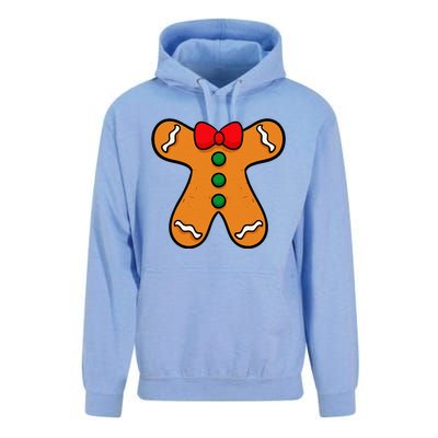 Gingerbread Man Body Costume For Halloween Or Christmas Unisex Surf Hoodie