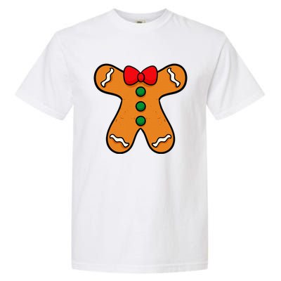 Gingerbread Man Body Costume For Halloween Or Christmas Garment-Dyed Heavyweight T-Shirt